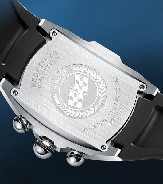 Đồng hồ nam Reef Tiger Aurora Series Tank Chronograph RGA3069G-1