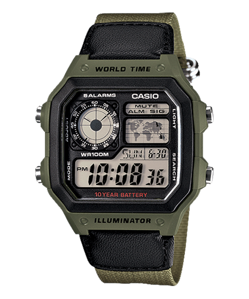 CASIO AE-1200WHB-3B -  QUÀ TẶNG TRỊ GIÁ 300K