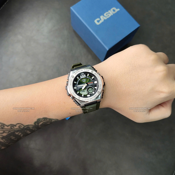 Đồng hồ Nam Chính hãng CASIO MWQ-100-3AV - Pin 10 năm