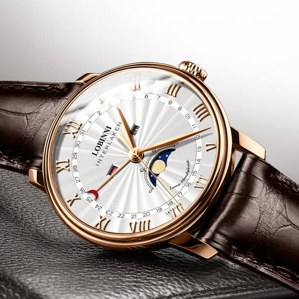Đồng hồ nam chính hãng LOBINNI Moon Phase L3603-1 