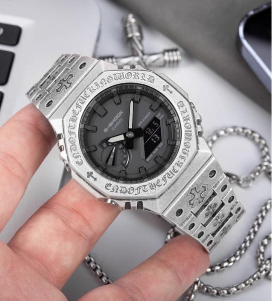 Bộ vỏ GA-2100 Chrome Hearts - Hiệu ứng thép gỉ