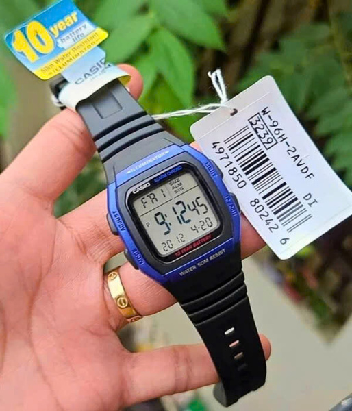 Đồng hồ Nam Chính hãng CASIO W-96H-2a Pin 10 năm
