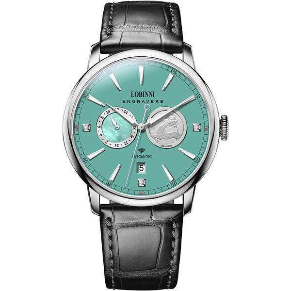 Đồng hồ nam chính hãng LOBINNI L19015-4 Mạ vàng 24k