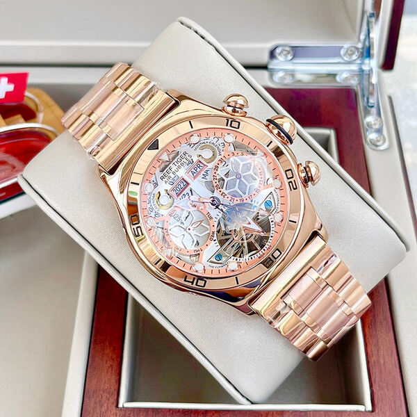 Đồng hồ nam Reef Tiger Air Bubbles RGA703-12