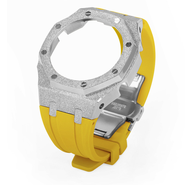 Bộ vỏ GA-2100AP Phun cát Bạc - Dây Cao Su ( Kích vào sp chọn màu dây )