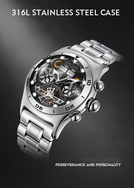 Đồng hồ nam Reef Tiger Air Bubbles RGA703-7