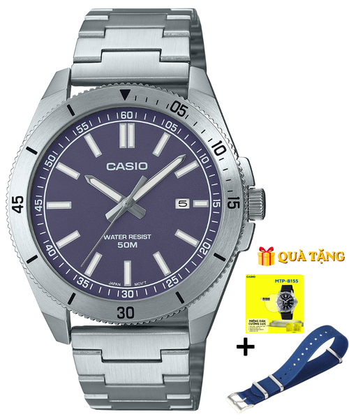 CASIO MTP-B155D-2E - QUÀ TẶNG TRỊ GIÁ 600K