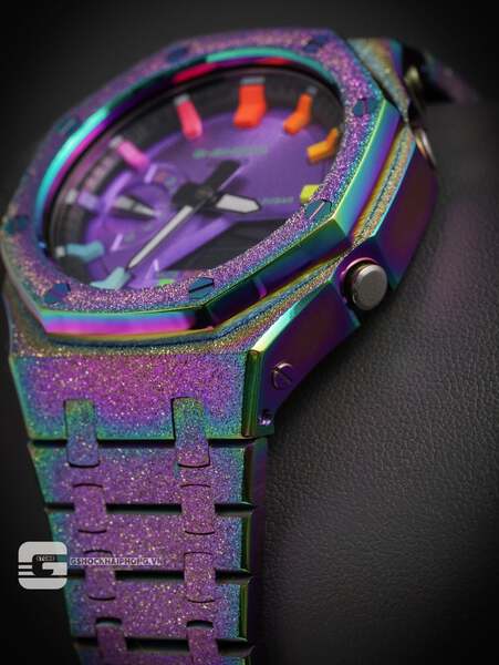 G-SHOCK GA-2100AP TITAN RAINBOW X METAL HYPER COLOR 