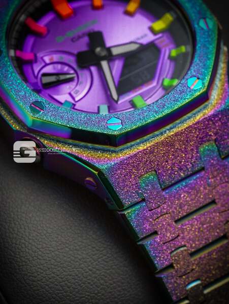 G-SHOCK GA-2100AP TITAN RAINBOW X METAL HYPER COLOR 