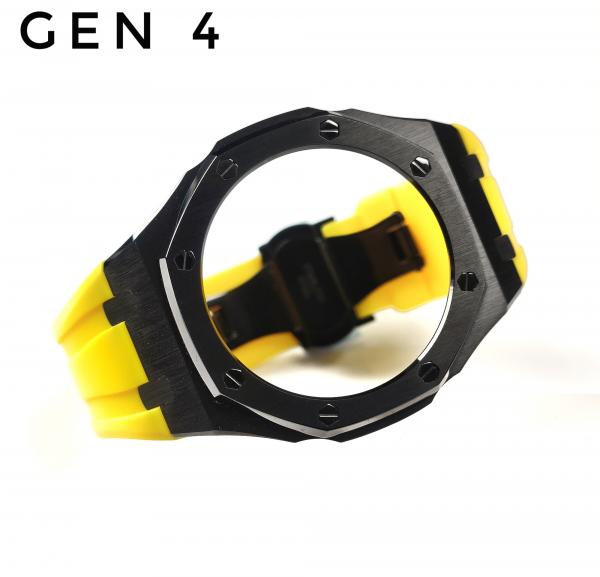 Bộ vỏ GA-2100 AP Gen 4 - Mặt đen dây vàng