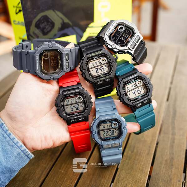 Đồng hồ Nam Chính hãng CASIO WS-1400H-2A-Pin 10 năm