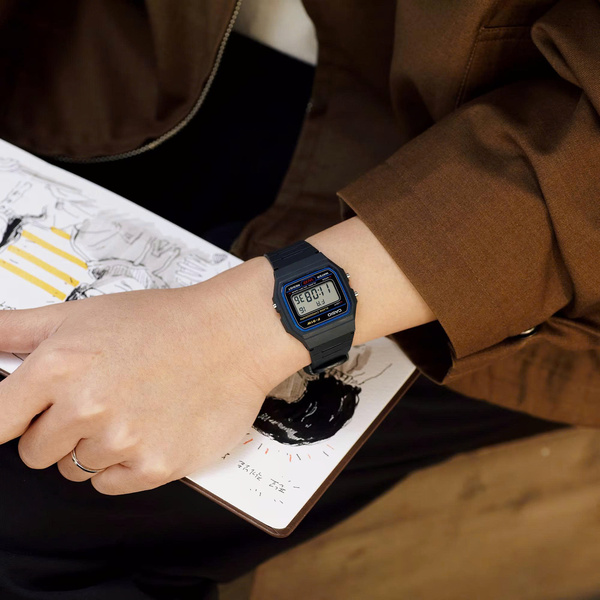 CASIO  F-91W-1D - QUÀ TẶNG TRỊ GIÁ 300K