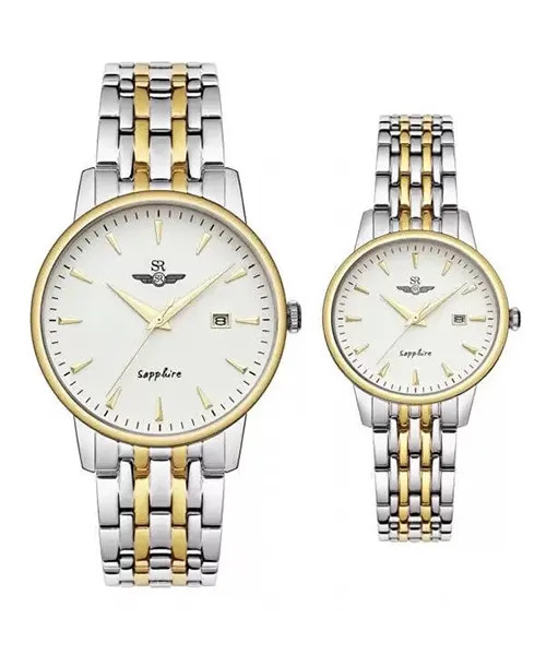 Đồng Hồ Đôi Chính Hãng SRWATCH Timepiece couple TE SR1072.1202TE