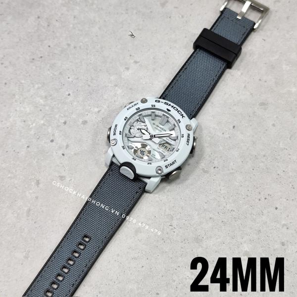 Dây vải nilon chống nước GA-2000 / GA-2200 ( 24mm ) ( Màu xanh  cổ vịt )