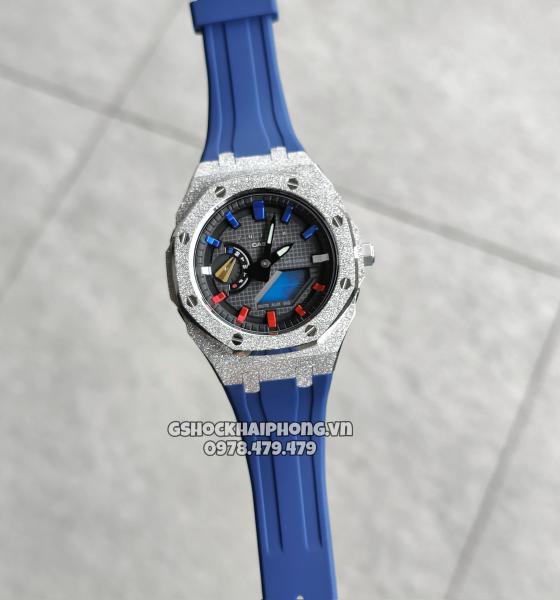 G-SHOCK GA-2100AP - SLIVER STARDUST X FUTUR PEPSI