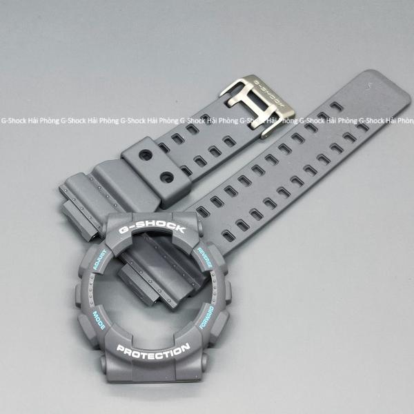 Bộ vỏ màu ghi xám nhẹ  chữ trắng xanh