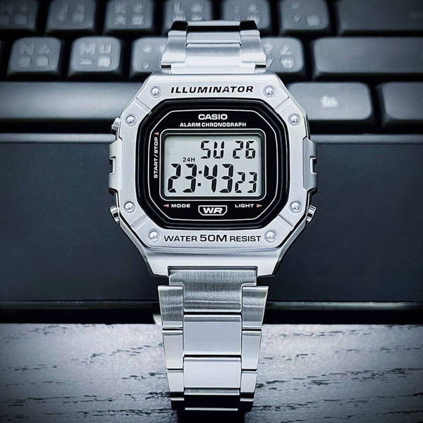 CASIO W-218HD-1A -  QUÀ TẶNG TRỊ GIÁ 200K