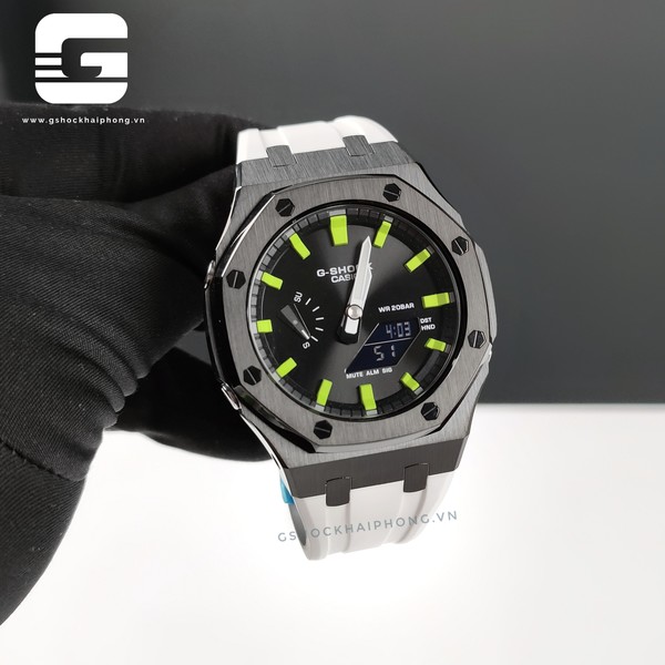 G-SHOCK GA-2100AP - Black & White Kermit 01