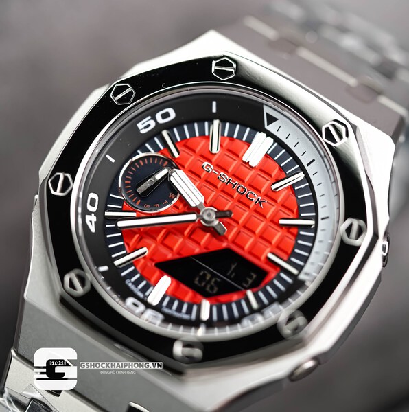 G-SHOCK GA-2100AP - THE OFFSHORE DIVER X LAYERS - RED VELVET