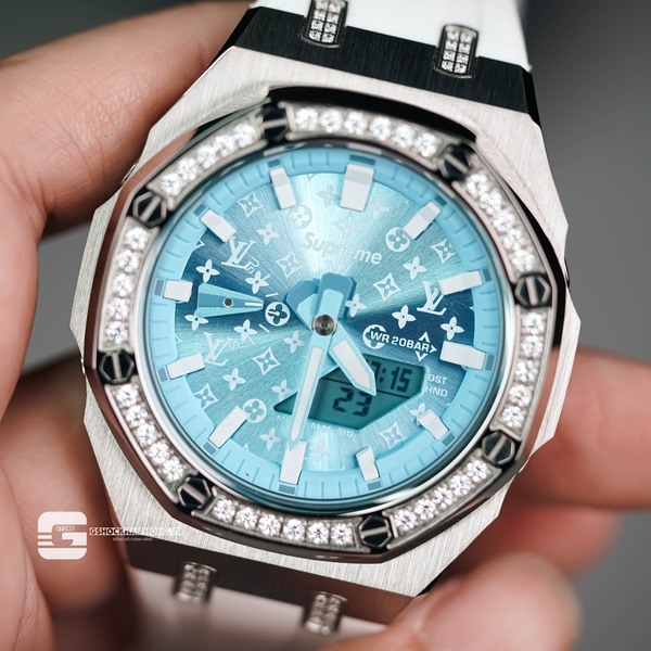 G-SHOCK GA-2100AP - ICE BLUE X LV - SUPERME