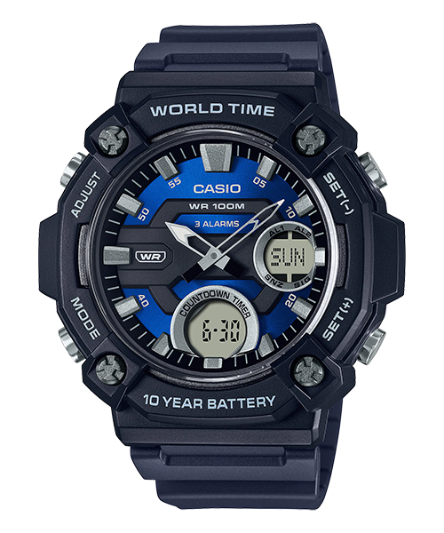 Đồng hồ Nam Chính hãng CASIO AEQ-120W-2A - Pin 10 năm