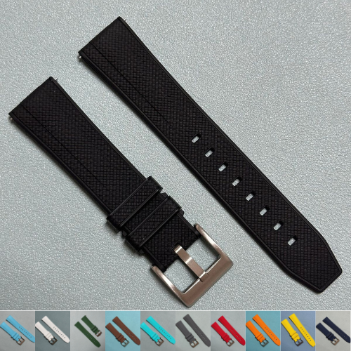 Dây cao su Fluororubber cao cấp - size 20mm/ 22mm- ( Kích vào sản phẩm chọn màu dây )