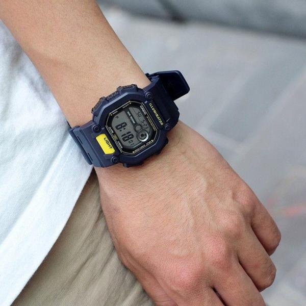 Đồng hồ Nam Chính hãng CASIO W-737H-2A - Pin 10 năm