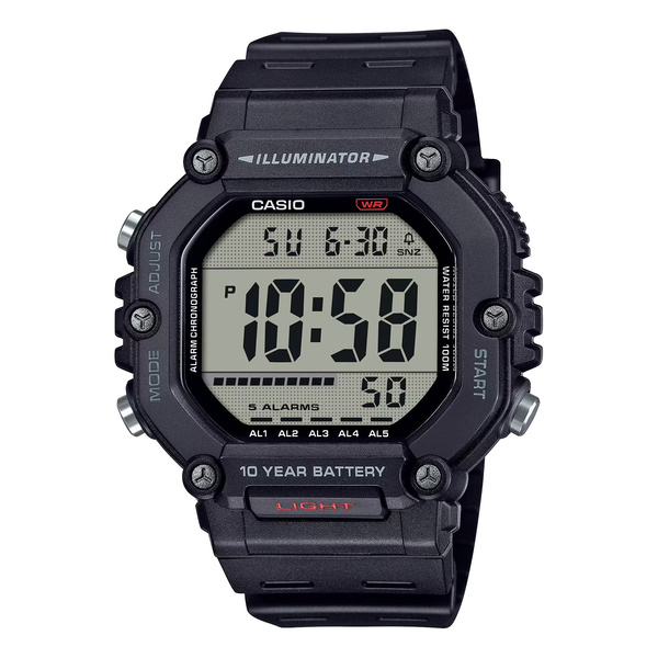 Đồng Hồ Nam Chính hãng Casio AE-1600H-1A - Pin 10 năm