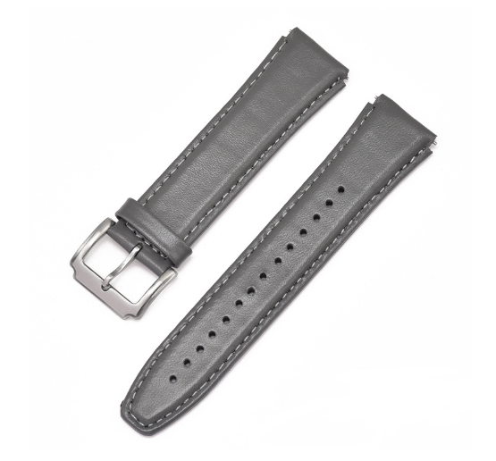 Dây da bò loại 01 - Màu xám - Size 18mm