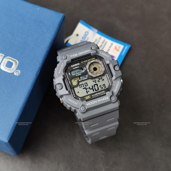 Đồng hồ Nam Chính hãng CASIO WS-1700H-2A - Pin 10 năm