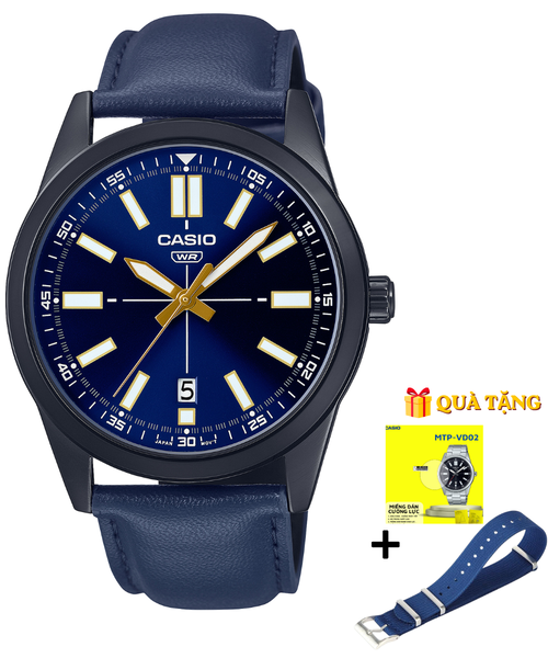 CASIO MTP-VD02BL-2E - QUÀ TẶNG TRỊ GIÁ 600K