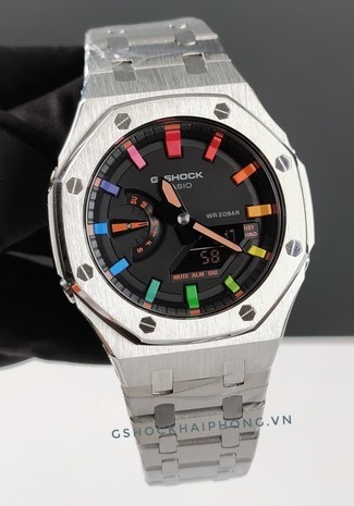 G-SHOCK GA-2100AP - Rainbow Metal Sliver