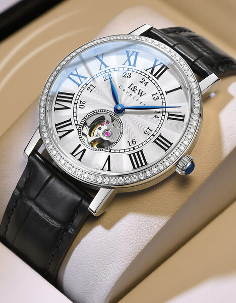 Đồng Hồ Nam I&W Carnival IW667G-1 (Máy siêu mỏng)