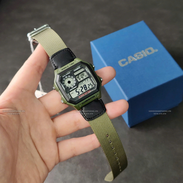 CASIO AE-1200WHB-3B -  QUÀ TẶNG TRỊ GIÁ 300K