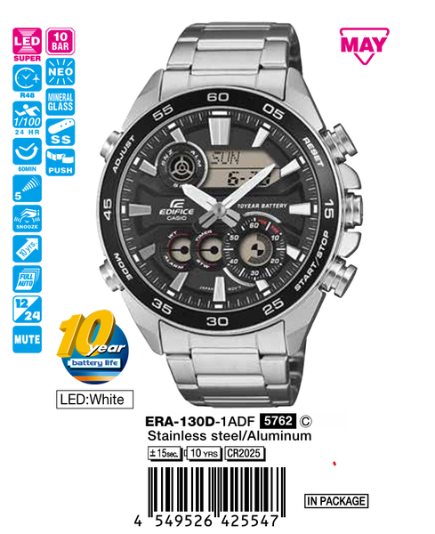 CASIO EDIFICE ERA-130D-1A