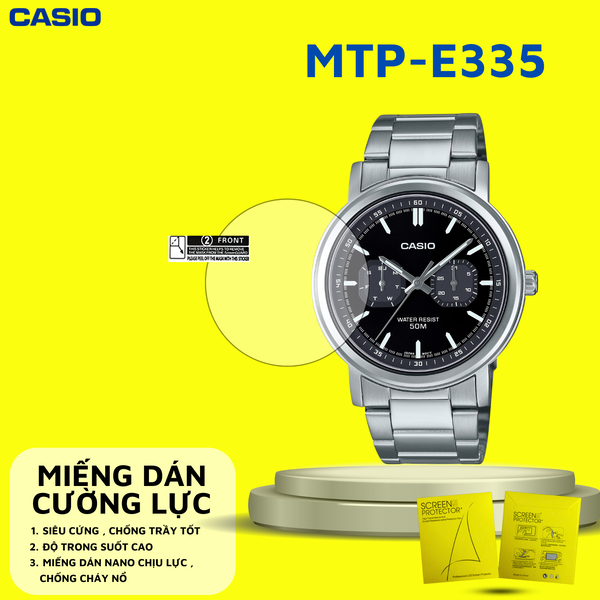 COMBO 2 Miếng dán màn hình Nano cao cấp chống trầy xước CASIO MTP-E335