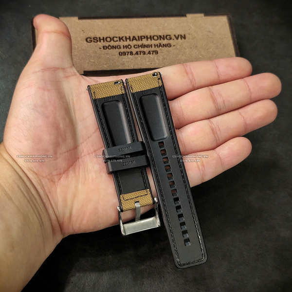 Dây vải Nilon chống nước - Size 20/22/24mm - Màu Tan