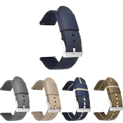 Dây vải Nato co giãn màu 04 - Size 20/22/24 mm ( Kích vào sản phẩm chọn màu dây )