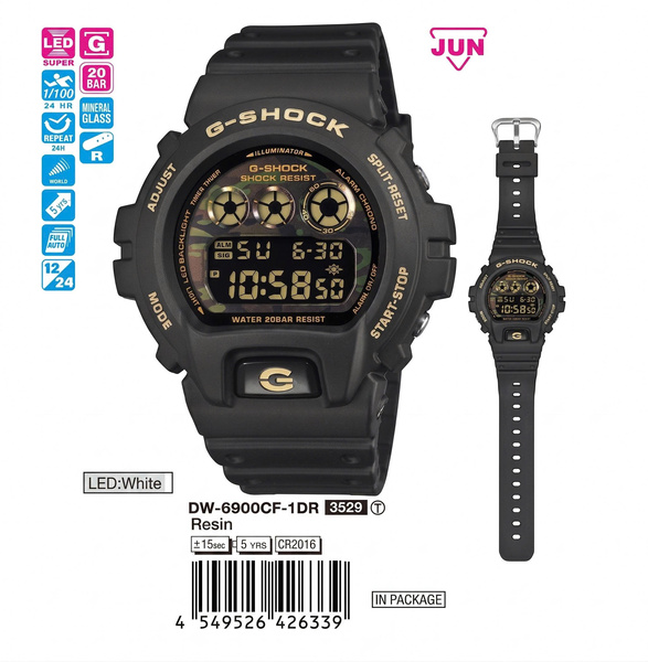 CASIO G-SHOCK DW-6900CF-1D