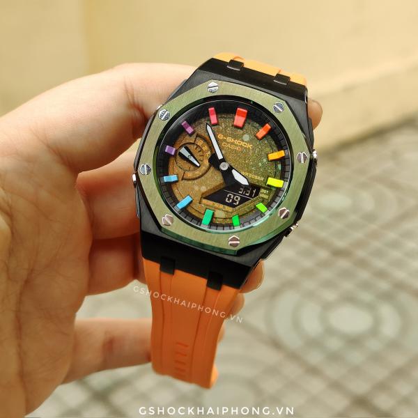 G-SHOCK GA-2100AP - Special Moss Orange