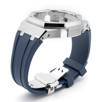 Vỏ bạc - dây cao su xanh Navy ( Gen 4 ) 