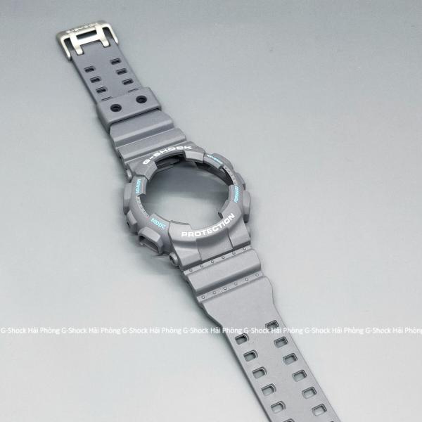 Bộ vỏ màu ghi xám nhẹ  chữ trắng xanh