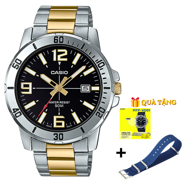 CASIO MTP-VD01SG-1B - QUÀ TẶNG TRỊ GIÁ 600K