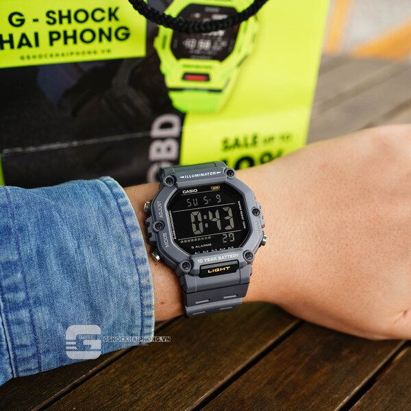 Đồng Hồ Nam Chính hãng Casio AE-1600H-8A - Pin 10 năm
