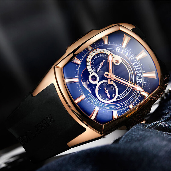 Đồng hồ nam Reef Tiger Aurora Series Tank RGA3069S-2