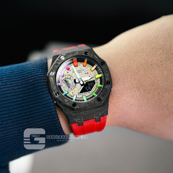 G-SHOCK GA-2100AP - METAL HYPER RB X CARBON CASE