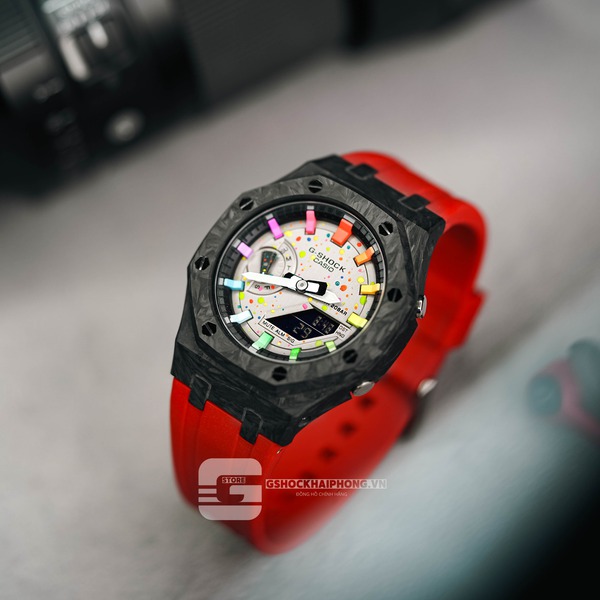 G-SHOCK GA-2100AP - METAL HYPER RB X CARBON CASE