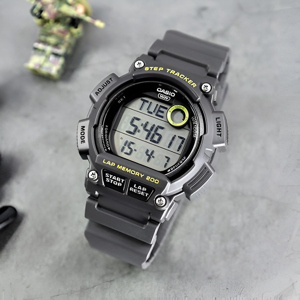 Đồng hồ Nam Chính hãng CASIO WS-2100H-8A - Pin 10 năm