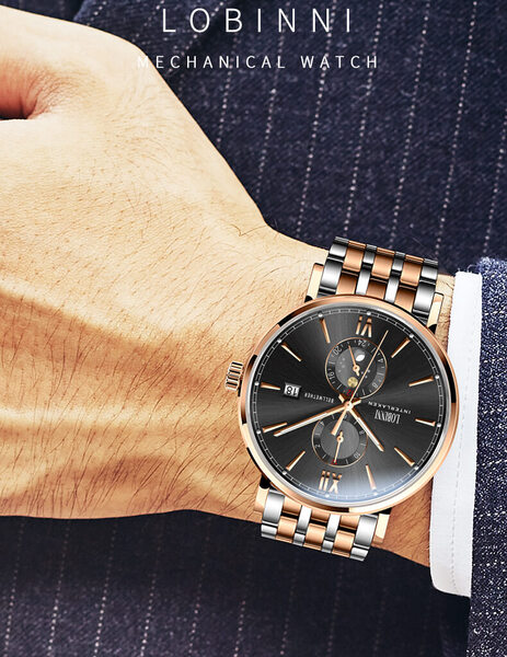 Đồng hồ nam chính hãng LOBINNI L1022-6 (Phiên Bản Hot Nhất Hè 2020)