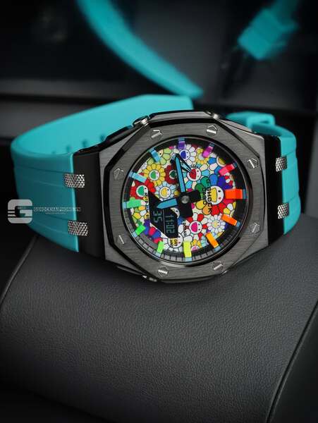 G-SHOCK GA-2100AP - Murakami Hyper Color x Black Offshore